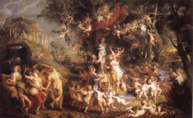 Peter Paul Rubens Feast of Venus oil painting image